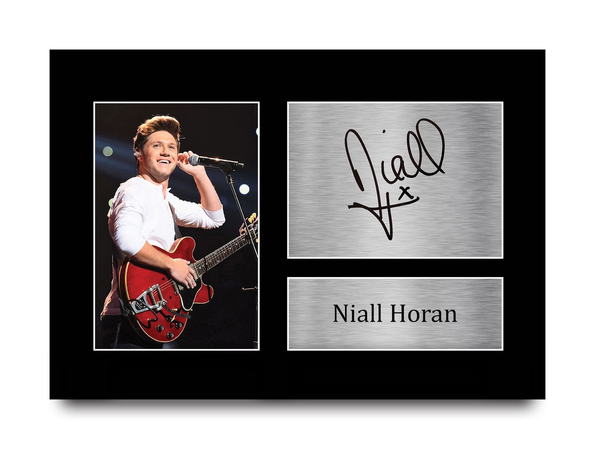 Niall Horan Signed A4 Framed Printed Autograph One Direction 1D