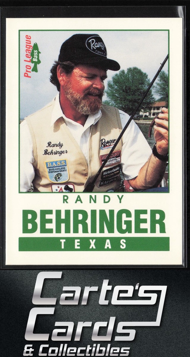 Randy William Bass　有線ピヤホン5 Randy Behringer 1992-93 Pro League Bass #53 Texas Fishing | eBay