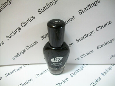 Pro 10 Professional Nail Lacquer Polish #469 The Little Black Dress | eBay