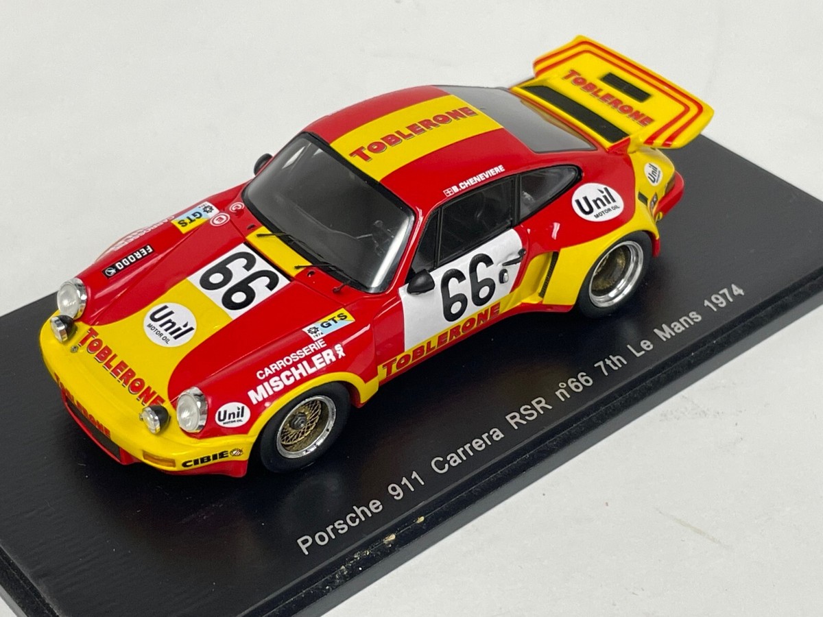 1/43 Spark Porsche 911 Carrera RSR #66 7th Pl. 1974 24 Hours 1/43 Spark Porsche 911 Carrera RSR #66 7th Pl. 1974 24 Hours
