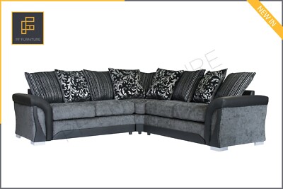 cushions on a corner sofa