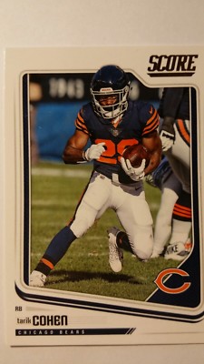 Trading Card NFL Tarik Cohen Chicago Bears Panini Score 2018