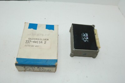 NEW GENUINE MERCURY Quicksilver Switch Box Asy 337-4411A2 FACTORY OEM MARINE