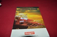 Kemper Champion M 4500 Rotary Crop Header Dealers Brochure CDIL 