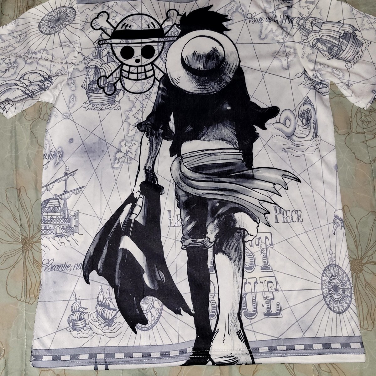 ONE PIECE ユニフォーム One Piece Jersey - Luffy Anime Football Soccer Jersey