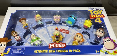 Disney Pixar Toy Story 4 Minis 10-Pack Ultimate New Friends - NEW