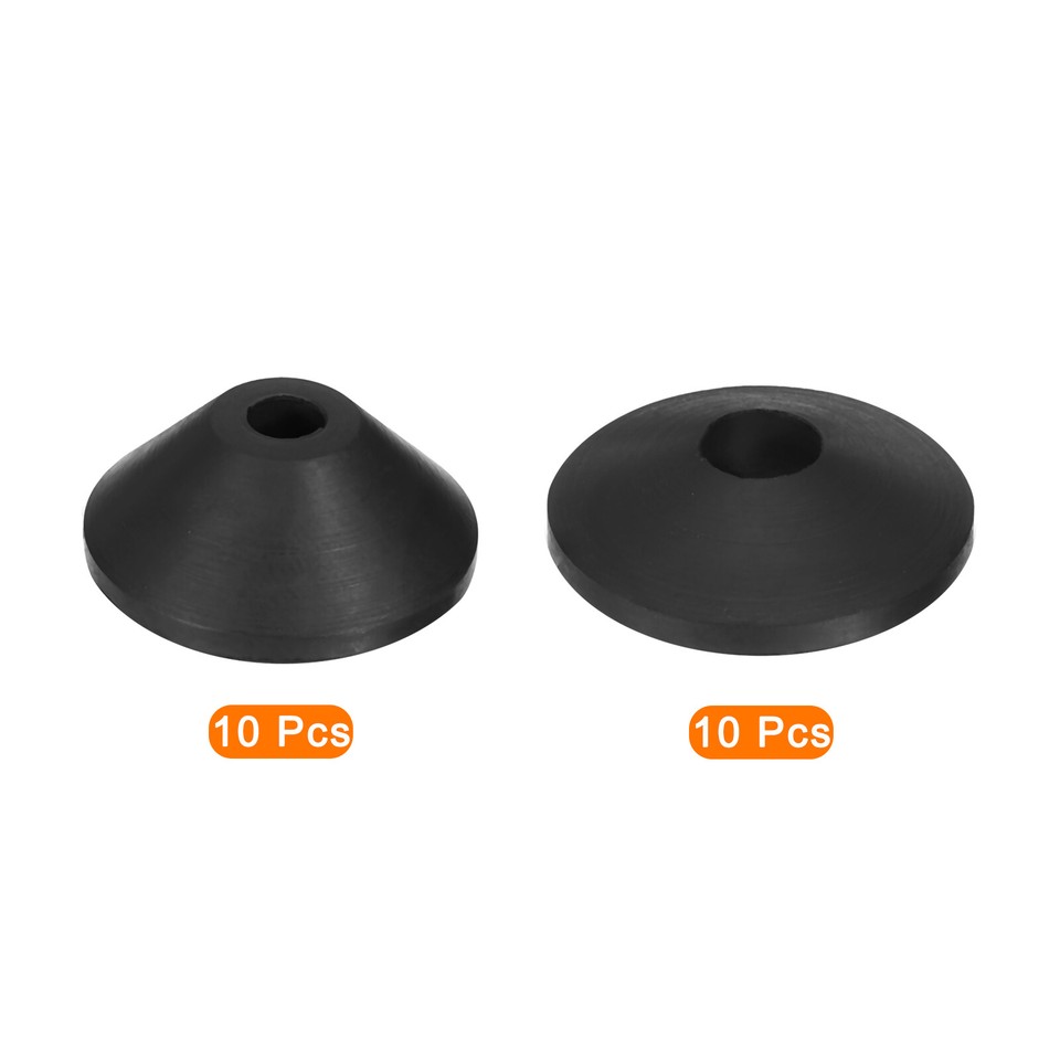 20Pcs Toilet Bolt Rubber Washer Conical Washers Toilet Tank Leakage