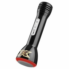Image of Kids Microphone X Factor Wireless Bluetooth Karaoke Speaker LED Lights +Echo New