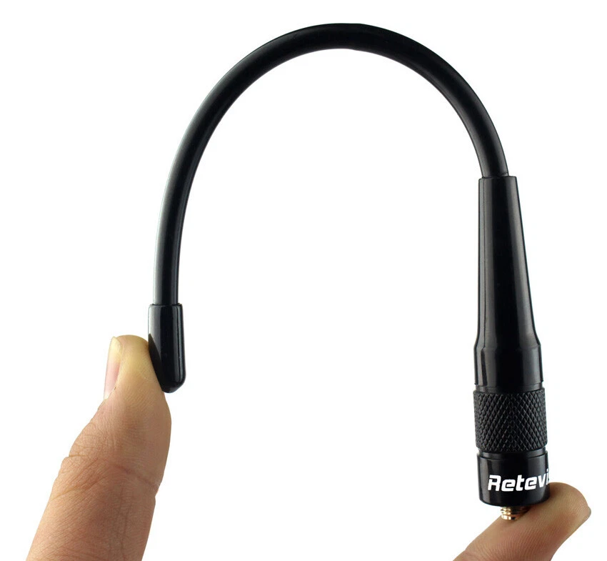 2X Retevis RHD-701 Antenna SMA-F Female 7.87" 144/430 MHz Dual Band Baofeng 2pcs - Image 3 of 4