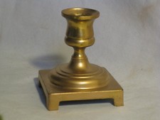 vintage Made in England candle stick holder candlestick  footed base solid metal