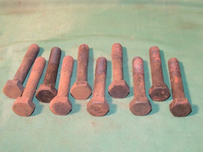 10x Eska Fin Schraube Sechskant M12 x 70 IFA EMW Oldtimer neuwertig original DDR