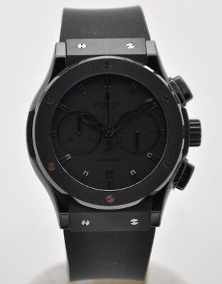 Hublot Classic Fusion Chronograph ALL BLACK Ceramic 45mm