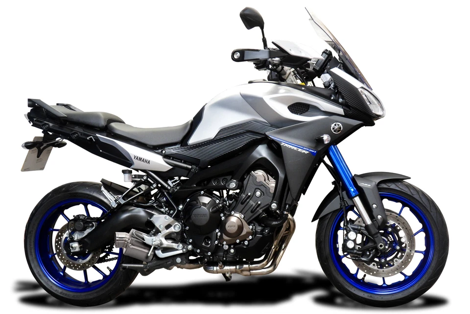 Yamaha FJ-09 Tracer 900 Delkevic 3-1 Exhaust 9" Stainless Oval Muffler 15-20 - Image 3 of 4