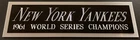 1961 NEW YORK YANKEES NAMEPLATE FOR AUTOGRAPHED Signed JERSEY-BASEBALL-PHOTO-BAT