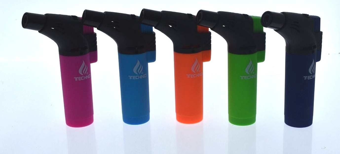 TECHNO ANGLE BUTANE TORCH LIGHTER- CHOOSE COLOR!!