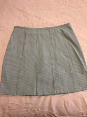 Bobby Jones Glover Women s Golf Skort Performance Aqua Checked Medium