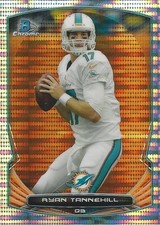 2014 Bowman Chrome Ryan Tannehill REFRACTOR #/271 Miami Dolphins Texas