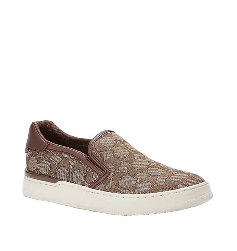 Coach Women's Wells signature Slip on Sneakers Size 11B Color