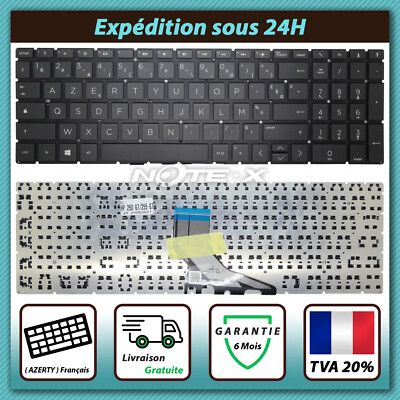Clavier AZERTY Neuf Pour PC Portable HP 250 G7, 255 G7, 256 G7 - Remplacement