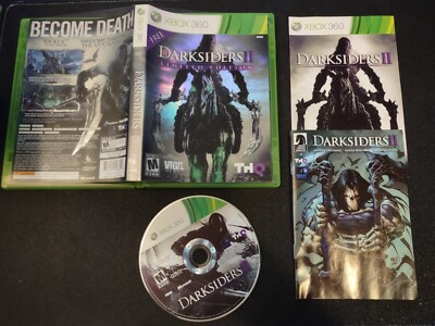 Darksiders 2 Limited Edition (Microsoft Xbox 360, 2012) CIB w/ comic book NO DLC