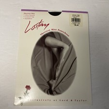 Lord  Taylor Control Top Sheerest Mist Ultra Stretch Sandletoe Black Size C