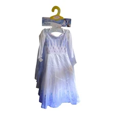 Disney Frozen Snow Queen Elsa Deluxe Dress Up Halloween Costume by Disguise -NWT