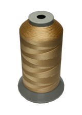 (0,01&euro;/m) Sattlergarn Zwirn 14x2x3 Polyester 1000m haselnuss &Oslash; 0,3mm (5089)