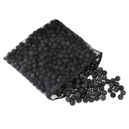 AQUANEAT Aquarium 1" Bio Balls 500pcs Fish Tank Sump Filter Koi Pond Canister...