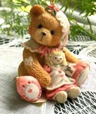 CHERISHED TEDDIES - ORNAMENT - GIRL ELF WITH DOLL