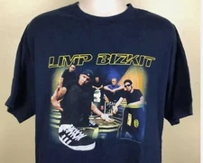 Reprinted 2 sided 2000 Limp Bizkit Concert T-Shirt, gift for fan