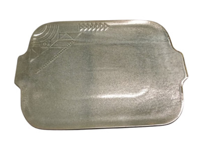 Nandos Marken Keramik Rechteck Servierplatte Platte Dunkelgrün 30 cm x 43 cm