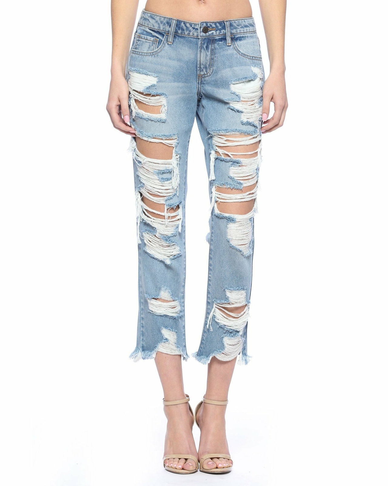 cello distressed boyfriend jeans