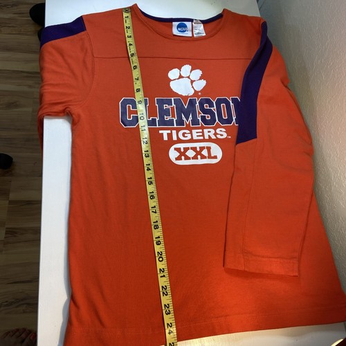 Kinder Clemson Tigers Größe L 10/12 LS Tigers Shirt Orange Unisex - Bild 4 von 6