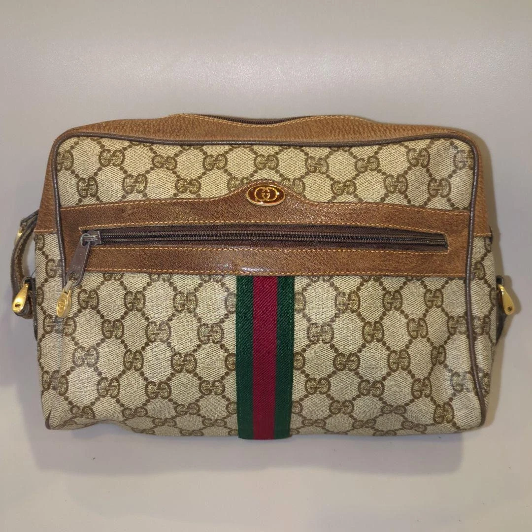 Gucci ancien sac à bandoulière en toile Gucci GG #PG0NII