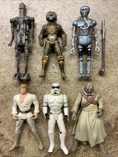 LOT OF Vintage Kenner 90’s Star Wars Droids, Tusken Raider, IG-88, 2-1B, 4-LOM