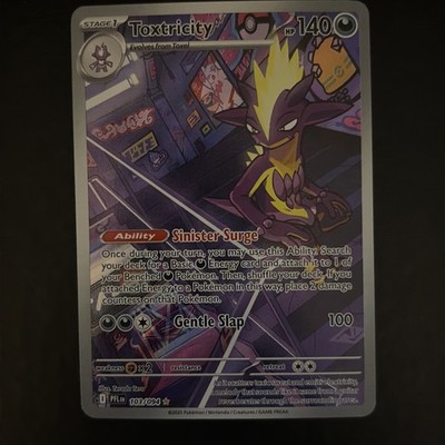 Pokémon Toxtricity 103/094 Phantasmal Flames Illustration Rare Pokémon IR