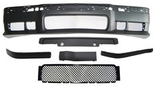Fits Bmw 3 Series E36 M3 Style Front Bumper With Grille With Mouldings 91-98