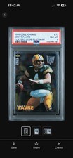 Upper Deck 1995 Collector's Choice Brett Favre Platinum Player's Club #73 PSA 8
