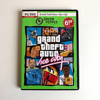 Grand Theft Auto: Vice City PC DVD Green Pepper Action USK 16