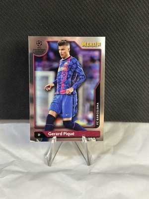 Gerard Piqué 2022 Topps Merlin #110 FC Barcelona CB UCL Legend Spain