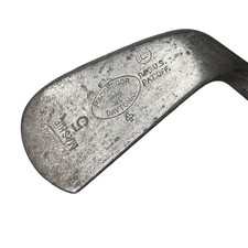 Antique Macgregor Popular Straight Hickory Wood Shaft Golf Club Mashie 5 W/Grip