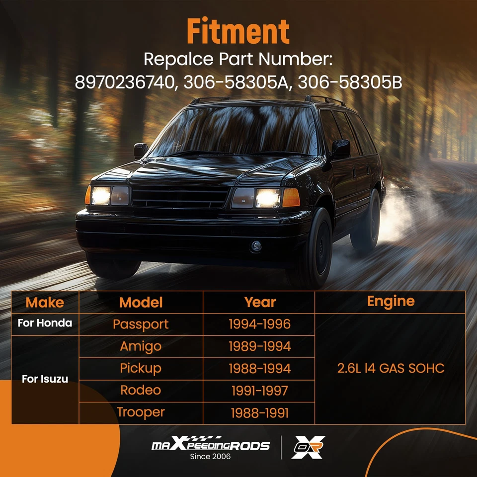 Conjunto de culata 4ZE1 para camioneta Honda Passport Isuzu Rodeo 2,6 L SOHC Foto 2 de 4