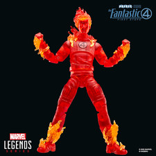 Marvel Legends Series Human Torch The Fantastic Four First Steps Johnny Storm