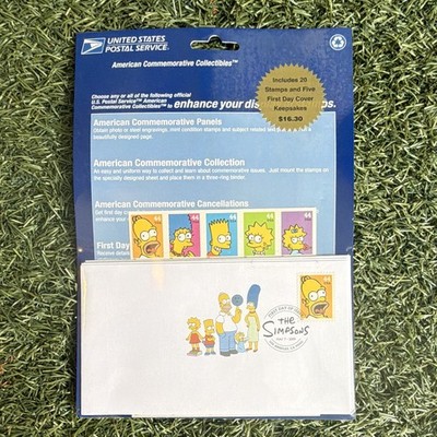 United States Postal Service The Simpsons First Day Cover 44 Cent 2009 Keepsake