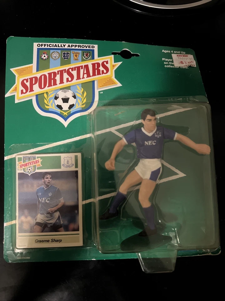 Lote de 2 Kenner Sportstars Football - Alan Smith Arsenal, Graeme Sharp Everton Foto 2 de 4
