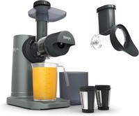Ninja 3-in-1 Cold Press Juicer with Slice and Shred Blades Grey JC152UK 700ml