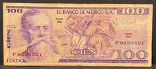 Mexico - 100 Pesos - 30 Mayo 1974