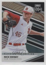 2020 Panini Elite Extra Edition Opti-Chrome Holo Prizm Nick Swiney #67 0g4