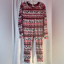 Disney Mickey Mouse 2 piece Sleepwear Size 4 long sleeve soft Pajama Pants set