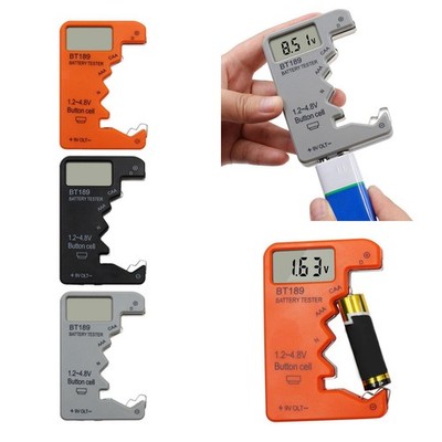 Tragbarer Batterietester, Batteriekapazitätsprüfer, LCD-Display für AAA
